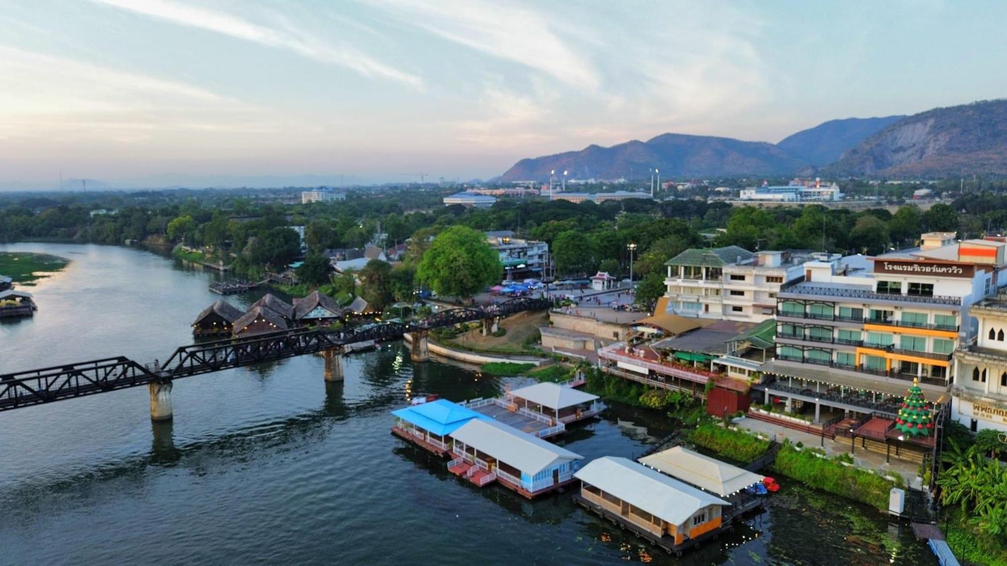 River Kwai View Hotel - Sha Extra Plus Certified Kancsanaburi Kültér fotó